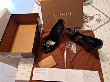 Scarpa "Gucci" donna morsetto tacco plateau
