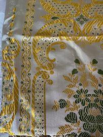 Antico copriletto matrimoniale broccato jacquard