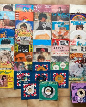 Dischi vinile 45 giri vintage