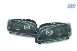 FARI PEUGEOT 106 ANGEL EYES FONDO NERO H1 96-05