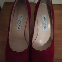 Scarpe con taco largo