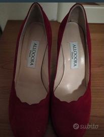 Scarpe con taco largo