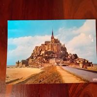 cartolina vintage Mont Saint Michel Francia