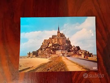cartolina vintage Mont Saint Michel Francia