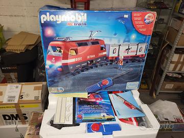 Treno Playmobil RC Cargo Train 4010 completo