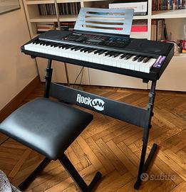 Tastiera Rock Jam RJ 761 (61 tasti)+supp+sgabello