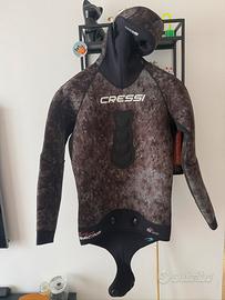Muta Cressi Tracina 5mm Completa Pantaloni Giacca