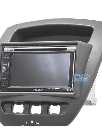 CORNICE NERA RADIO 2-DIN PER CITROEN C1 TOYOTA AYG
