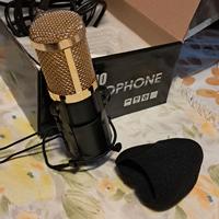 microfono e stabilizzatore e asta 