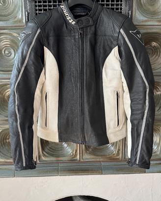 giacca moto in pelle da donna Dainese