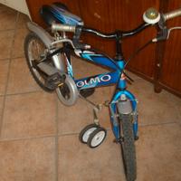 BICICLETTA + ACCESSORI PER BAMBINI 3-6 ANNI