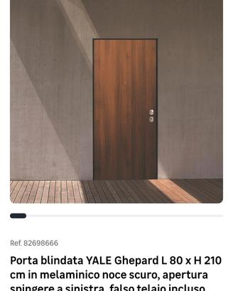 Porta blindata Yale Ghepard 80x210 sinistra