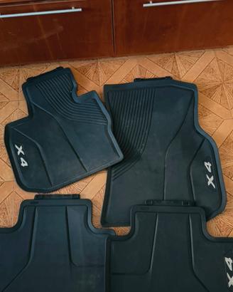 Tappetini gomma bmw x4
