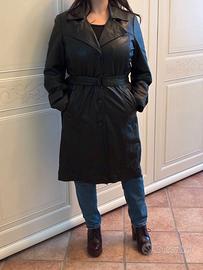 Cappotto trench vera pelle Freaky Nation XL