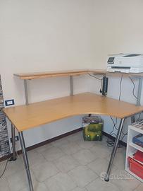Scrivania con led