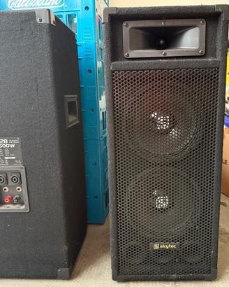 Coppia casse skytec 500W  TRATTABILE