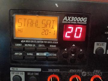 pedaliera Korg ax3000g