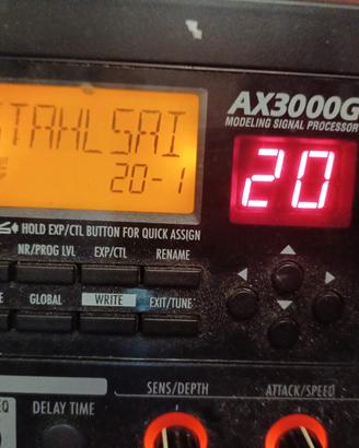 pedaliera Korg ax3000g