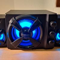 Casse RGB con Sobwoofer e equalizzatore