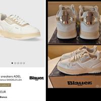 Sneakers Blauer donna in pelle n 37 nuove  trattab