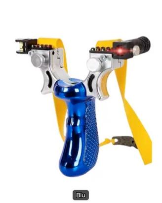 Fionda con mirino laser e livello 