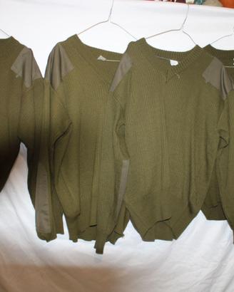 4 Maglioni Militari Esercito Italiano (E.I.) 1990