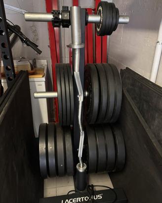 Set 200kg dischi bumper Lacertosus