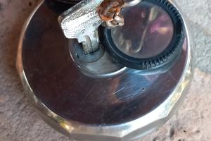 Tappo Benzina Epoca FAAB Originale con chiave.