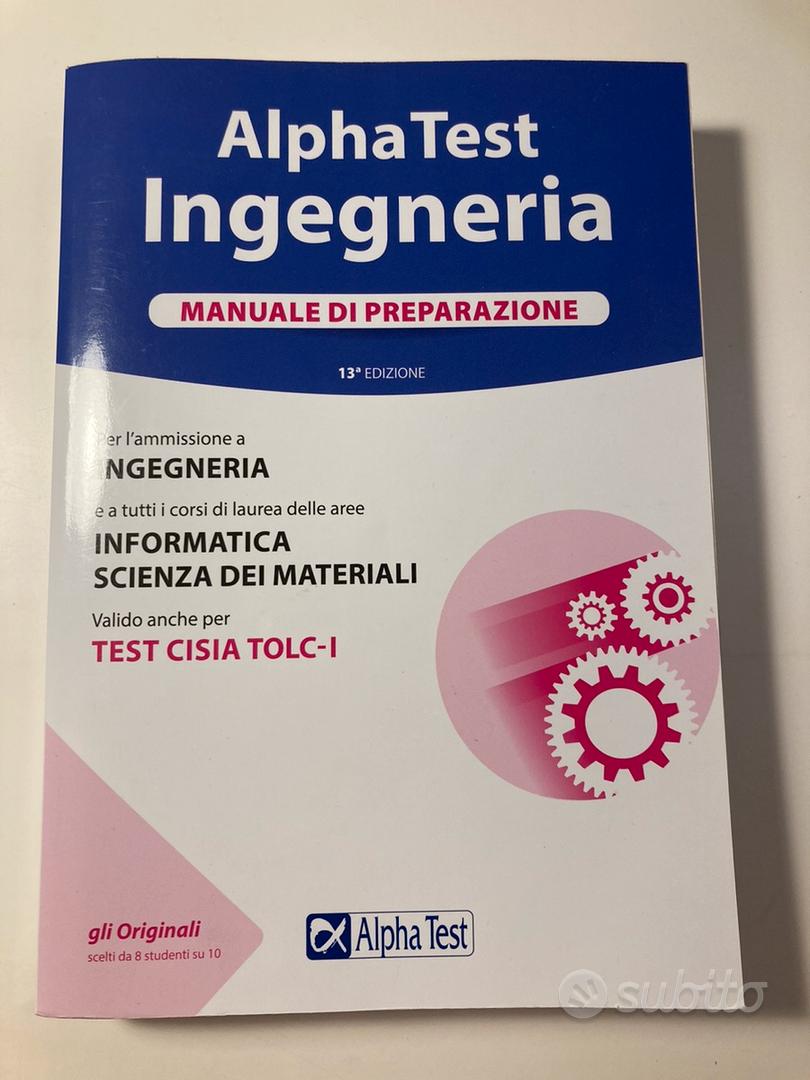 Alpha Test INGEGNERIA TOLC-I Kit di preparazione - Libri e Riviste In  vendita a Verona