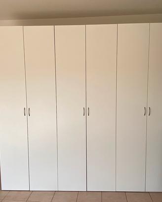 Armadio Guardaroba 6 Ante Bianco buono stato