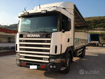 Scania 340 114L con pedana idraulica e telecomando