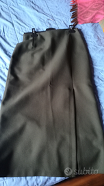 Gonna donna longuette verde, TG. 46