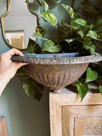 Vasca da fontana a muro in ghisa vintage– lavabo