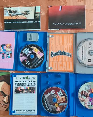 Lotto GTA PS2+ Memory card 