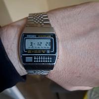 orologio seiko LC LCD C359 CALCULATOR 