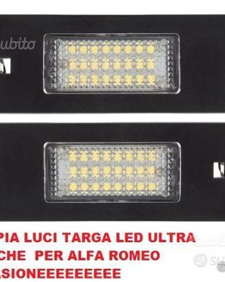 Luci targa led alfa 147 156 159 166 mito brera gt