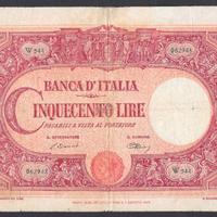 Banconota 500 lire del 1946 repubblica