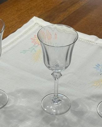 Set bicchieri cristallo vintage anno 1992