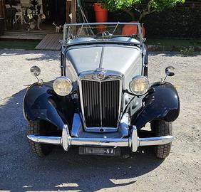MG TD del 1951 - Targa nera italiana - Perfetta