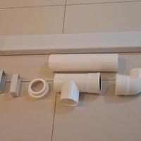 tubo in PVC tubi 100 cappa rettangolare angolo 90
