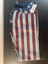 XXX RUDE by Hot Topic – Jeans USA Flag nuovi