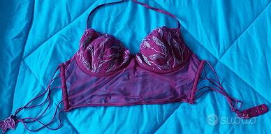 Corpetto con reggiseno fuxia - Prima Visione