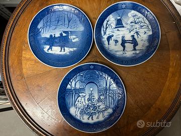 3 piatti collezione Royal Copenaghen