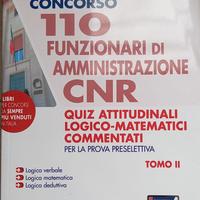 libro quesiti attitudinali concorso CNR funzionari