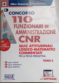 libro quesiti attitudinali concorso CNR funzionari