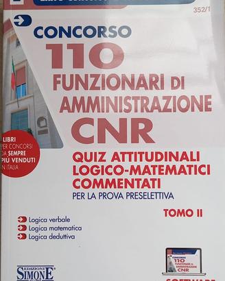 libro quesiti attitudinali concorso CNR funzionari