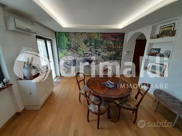 Appartamento con giardino e garage in parco