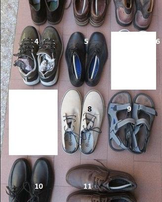 ottime scarpe usate, 5 euro al paio