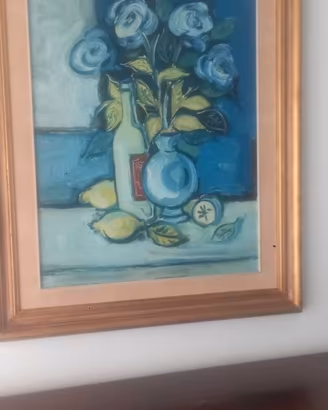 Quadro dipinto a olio su tela