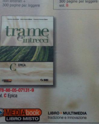 9788805071319 Trame e intrecci VOL. C Epica